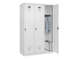 locker,HxBxD 1850x1200x500mm,3vak,vak B 400mm,draaigrendel