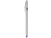 Balpen Bic Cristal Re-new medium zilver + 2 vullingen blauw