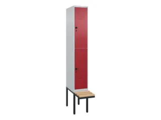 Dubbeldekse dekenkist,HxBxD 2120x300x815mm,1x2vak.,vak B 300mm - 1