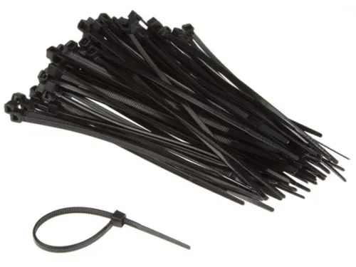 SET Met Nylon Kabelbinders - 2.5x100mm - Zwart (100 ST.)