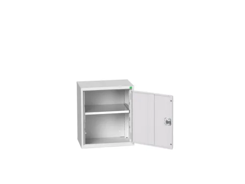hangkast,HxBxD 600x525x350mm,vleugeldeur,1xStalen bodem,romp RAL7035