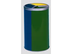 Afvalverzamelstation 3x30 Liter Ral1023/ral5010/ral6001
