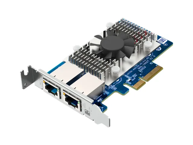QNAP QXG-10G2T, Intern, Bedraad, PCI Express, Ethernet, 10000 Mbit/s,