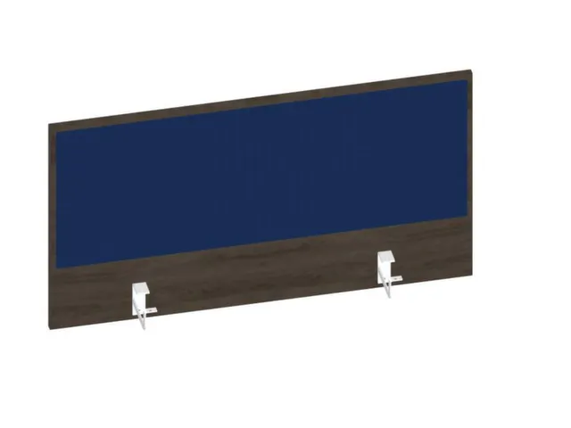 baliepaneel bureau aanbouw achter NV bruin hickory BN6016-blauw 1000mm