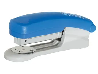 Nietmachine kunststof voor nietjes nr. 24/6, 26/6 25 vel 55mm blauw - 1
