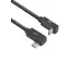 Kabel ACT USB-C hoek links/rechts USB-C hoek boven/beneden 10Gbps 1m