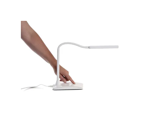 Bureaulamp MAUL Pearly LED voet dimbaar colour vario Wit