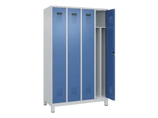 locker voor scheiding van kleding,HxBxD 1950x1200x500mm,4vak - 1