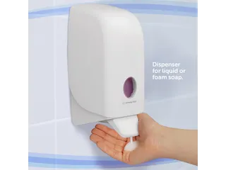 Handzeepdispenser Aquarius 1 liter wit 6948 - 6