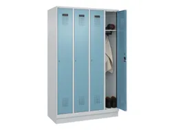 locker,HxBxD 1950x1200x500mm,4vak,vak B 300mm,cil.-slot,sokkel