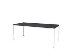 Domino Basic Tafel Vaste Hoogte 200x80 houtprint schaduw wit 4-poots