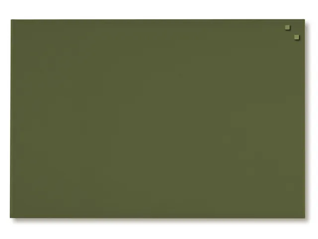 Glasmagneetbord Naga 60x80cm donkergroen
