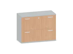 hangmappenkast 770x1000x430mm 2hangmappenframes Onyx+beuken