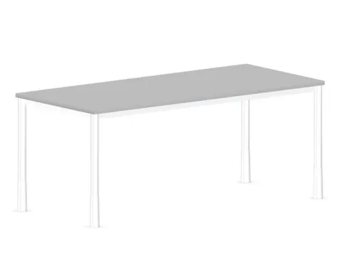 in hoogte verstelbaar bureau 720-840x1800x800mm hout MP-lichtgrijs