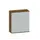 hangmappenkast 1150x1000x430mm 3hangmappenframes Noten + Lichtgrijs