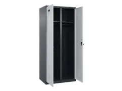 locker voor scheiding van kleding,HxBxD 1850x800x500mm,2vak