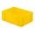Euronorm-Stapelbak 13l 145x400x300mm Wanden/Bodem Gesloten Geel