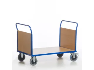 dubbele kopwandwagens,draagverm. 600kg,laadvl. LxB 1200x800mm - 6