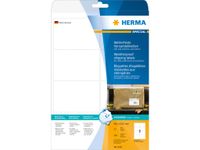 Verzendetiketten weerbestendig wit 99.1x67.7mm