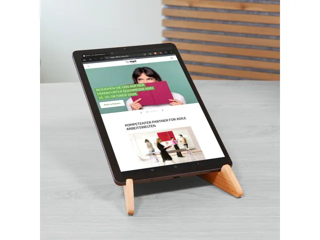 Laptopstandaard Sigel Eye Style beige 600x145x8mm