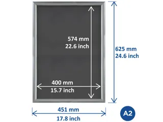Kliklijst Europel Economy A2 zilver - 3