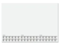 Bureauonderlegger Kangaro wit 30 vel kalender 24/25/26 595x410mm doos