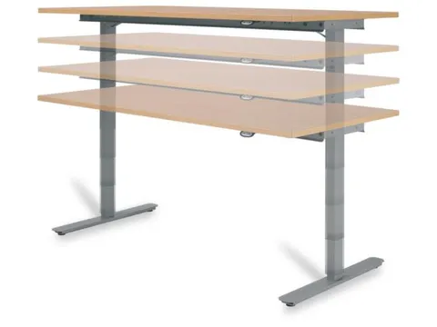 Elektrisch in hgte vst. zit-sta-bureau,decor beuken