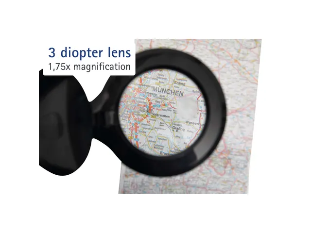 Loeplamp MAUL Iris LED dimbaar zwart