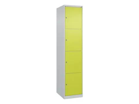 lockerkast,HxBxD 1850x400x500mm,1x4vakken,vak B 400mm,cil.-slot
