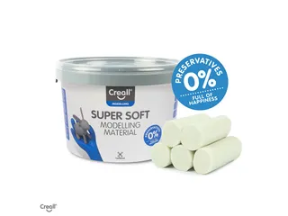 Klei Creall supersoft wit 1750gram - 1