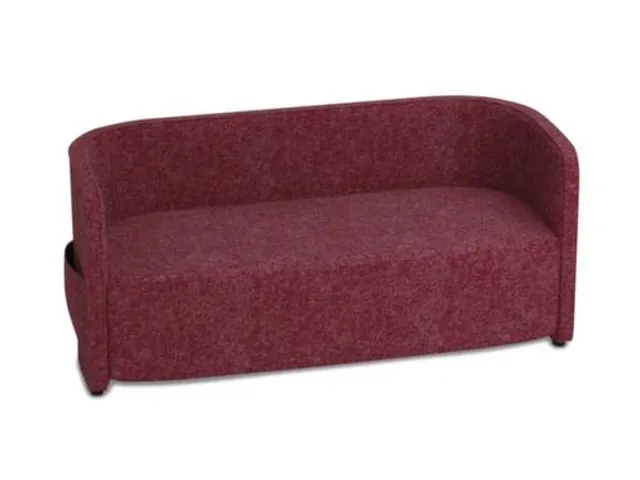sofa,2-zits,stof rood,HxBxD 760x1570x760mm,2zijvakken