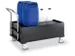 Chariot de rétention polyéthylène HxlxP 1080x870x1420mm 2x220l