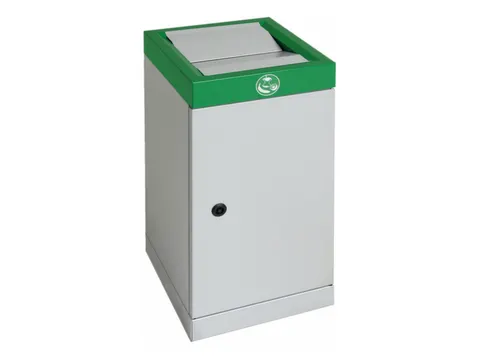 afvalbak,niet-brandbaar,30l,HxBxD 600x300x300mm,binnenbak staal