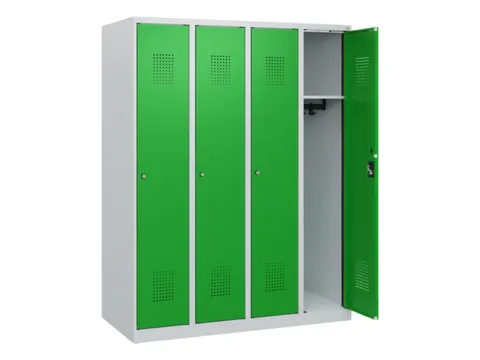 schoollocker,HxBxD 1530x1200x500mm,4vak,vak B 300mm,cil.-slot