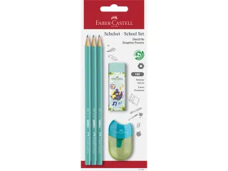 Potlood Faber-Castell 1111 HB schoolset 5 stuks op blister - 2