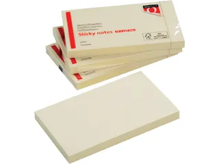 Memoblok Quantore 76x127mm geel - 3