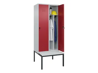 locker voor scheiding van kleding,HxBxD 2120x800x815mm,2vak - 3