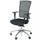 Bureaustoel 300 NEN-EN 1335 Grijze Wol/mesh rug, Alu voetkruis