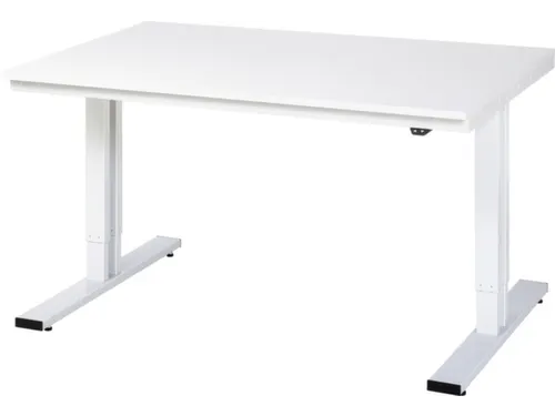 Werkbank elektrisch hoogte verstelbaar 720-1120x1500x1000mm wit RAL703