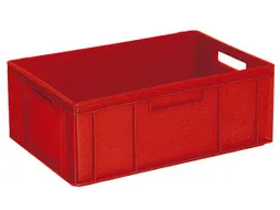 Euronorm Stapelkrat Pe 220x600x400mm 43liter Rood