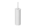 Set WC brosse et pot métal blanc 332140