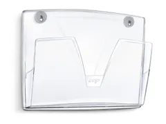 Wandfolderhouder CEP 1-vaks magnetisch transparant