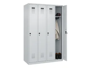 locker,HxBxD 1850x1200x500mm,4vak,vak B 300mm,draaigrendel - 1