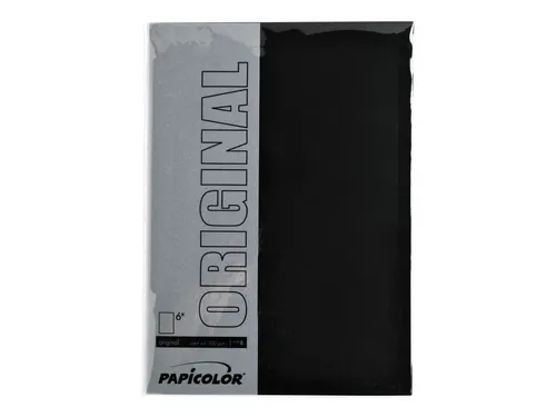 Kopieerpapier Papicolor A4 200gr 6 vel ravenzwart