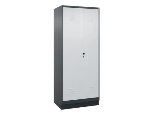 PBM-locker,HxBxD 1950x800x500mm,2vak,vak B 400mm,draaigrendel