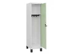 schoollocker,HxBxD 1630x400x500mm,1vak,vak B 400mm,draaigrendel,voeten