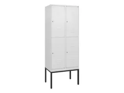 dubbeldekse locker,HxBxD 2120x800x500mm,2x2vak.,vak B 400mm