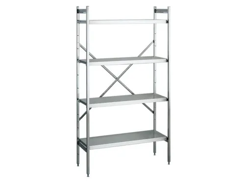 Aluminium Inhaakstelling Basisveld 1800x1000x400mm 4gladde Legborden