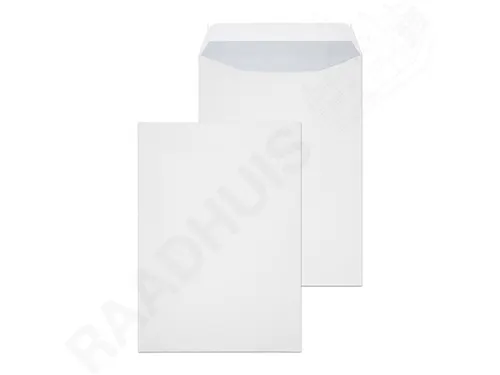 Akte Envelop Raadhuis 229x324mm C4 Wit Met Plakstrip 120gr Doos 250st