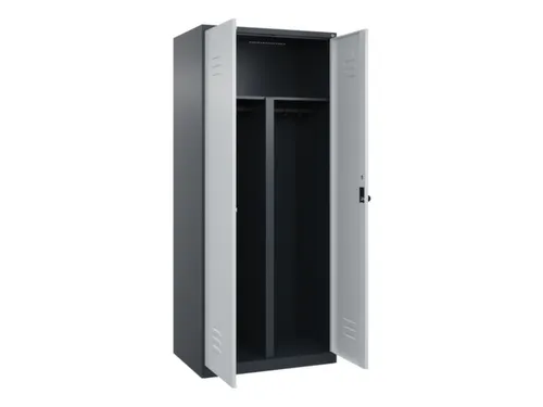 PBM-locker,HxBxD 1850x800x500mm,2vak,vak B 400mm,draaigrendel